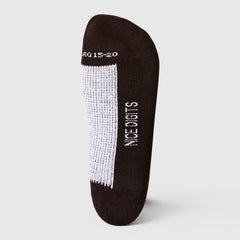 FIGS | ArchTek® Crew Compression Socks 15-20 mmHg - Stripe/Black