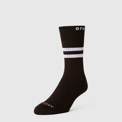 FIGS | ArchTek® Crew Compression Socks 15-20 mmHg - Stripe/Black