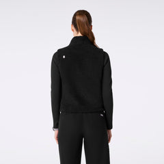 High-Pile Fleece Vest - Black