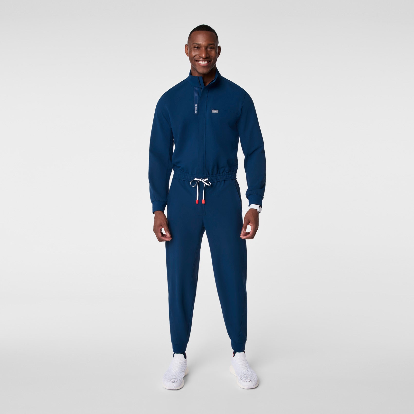 FIGS x Team USA Mock-Neck Scrubjumpsuit™ - Team USA Blue