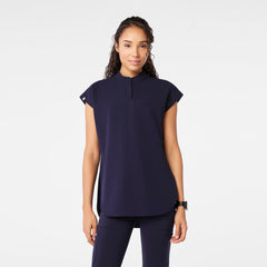Rafaela Tunic Scrub Top™ - Navy
