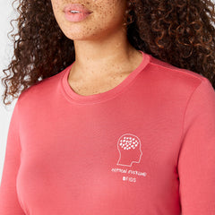 Oxytocin Overload Long-Sleeve Underscrub - Pulmonary Pink
