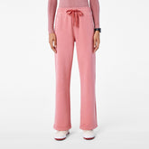 Hayden Vintage Wash Wide-Leg Sweatpants - Berrywood