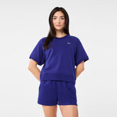 Evelyn Short-Sleeve Sweatshirt - Deep Royal Blue