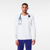 I Am a Nurse Long-Sleeve Underscrub - Optic White