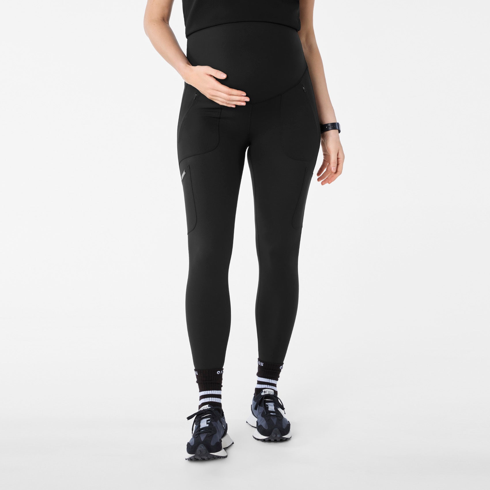 Ashland Maternity ScrubLegging™ - Black