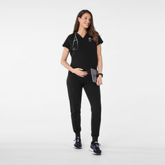 Zamora Maternity Jogger Scrub Pant - Black