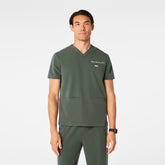 Abbott V-Neck Scrub Top - Moss