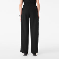 Shelby Ultra High-Rise Wide-Leg Scrub Pant - Black