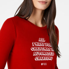 All I Want For Christmas Long-Sleeved Underscrub