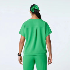 Carlota Relaxed V-Neck Scrub Top