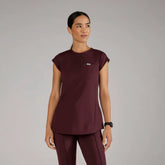 Alma™ FORMx Slim Crew-neck Tunic Scrub Top