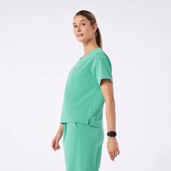 Cabral Relaxed Crew-neck Scrub Top