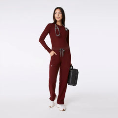 Palmer Ribbed Long-Sleeved Underscrub
