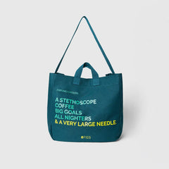 A Very Large Needle Canvas Tote