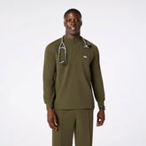 Stratton Henley Long-Sleeved Scrub Top