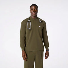 Stratton Henley Long-Sleeved Scrub Top