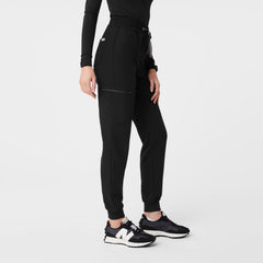 Uman High-Rise Jogger Scrub Pant - Black