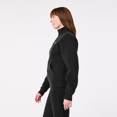 Off-Shift Awesome Humans ¼ Zip Sweatshirt™ - Black