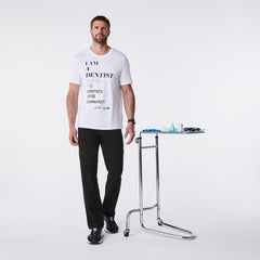 Dentist Short-Sleeve Underscrub - White