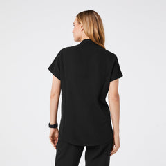 Montex Relaxed Scrub Top - Black
