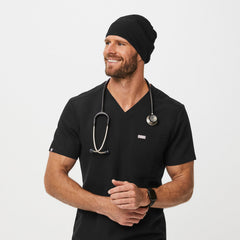 Modern Expandable Scrub Cap - Black