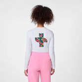 Spring White Long-Sleeved Underscrub