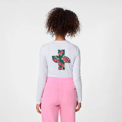 Spring White Long-Sleeved Underscrub