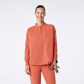 Rafaela™ Oversized Long-Sleeved Scrub Top