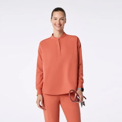 Rafaela™ Oversized Long-Sleeved Scrub Top