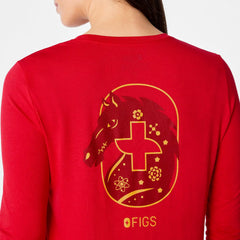 Luck Looks Good on You Long-Sleeved Underscrub