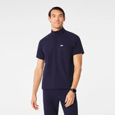 Timmons Mock-Neck Scrub Top