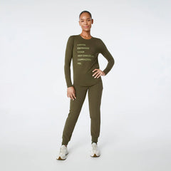 Fall Brews Long-Sleeved Underscrub
