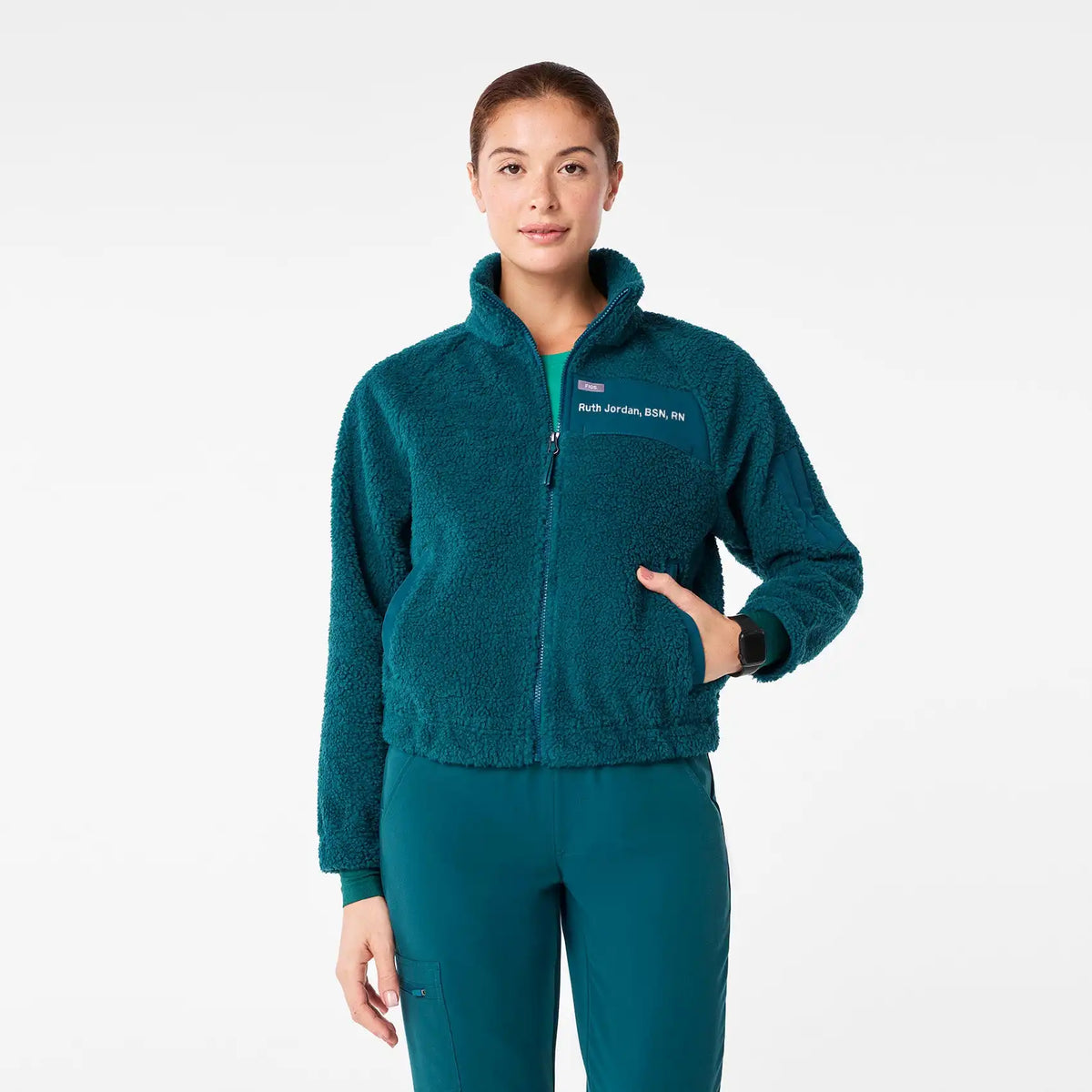 High-Pile Fleece Bomber Jacket