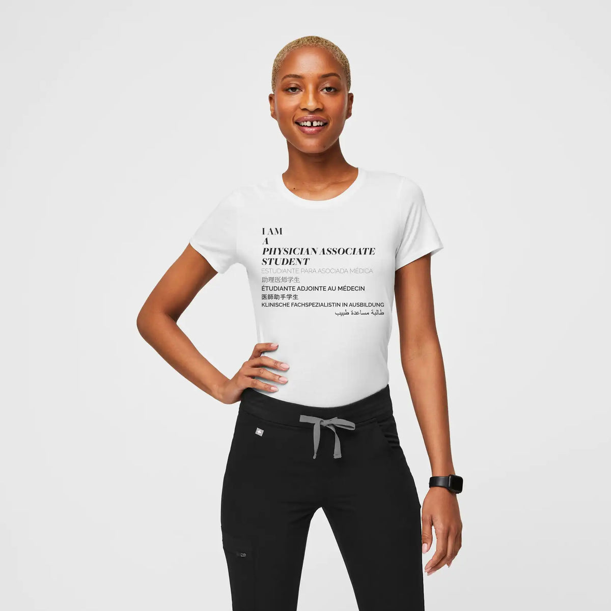 Physician Associate Student Short-Sleeved Underscrub