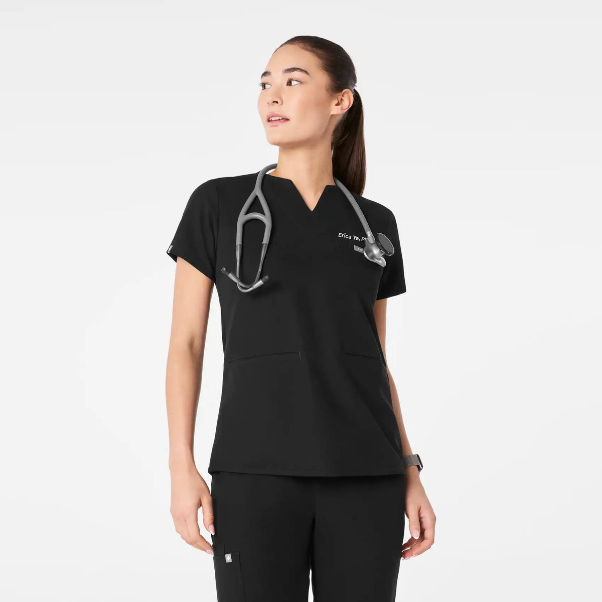 Kersey Notch Neck Scrub Top