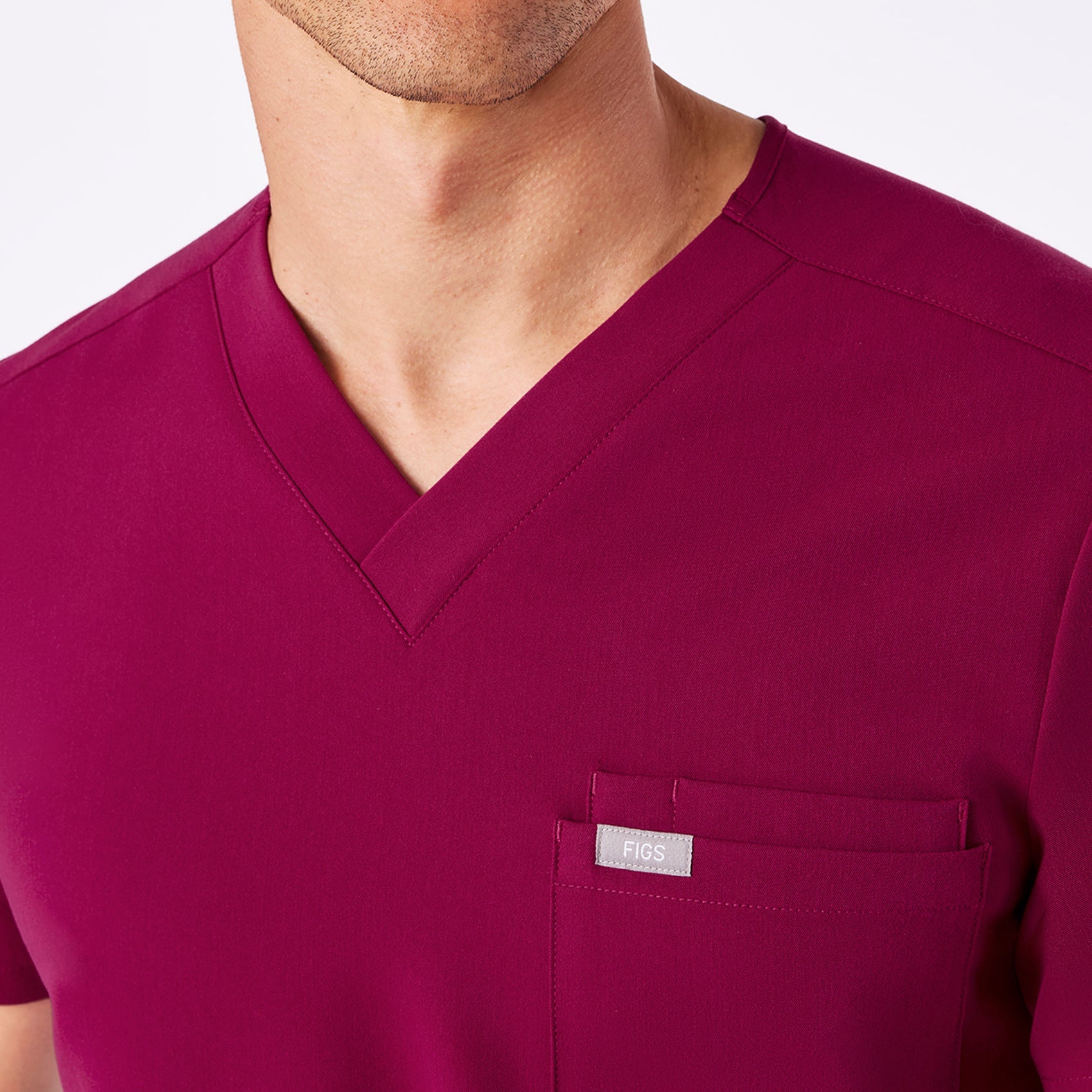 Leon Scrub Top™ - Dark Magenta