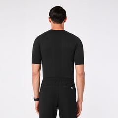 Makato Seamless Short-Sleeve Underscrub - Black