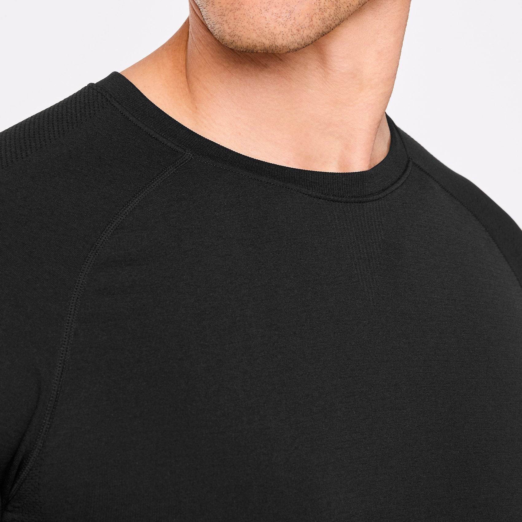 Makato Seamless Short-Sleeve Underscrub - Black
