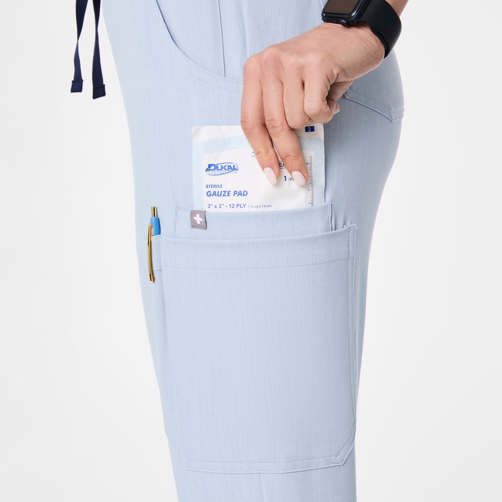 Uman Jogger Scrub Pant - Chambray