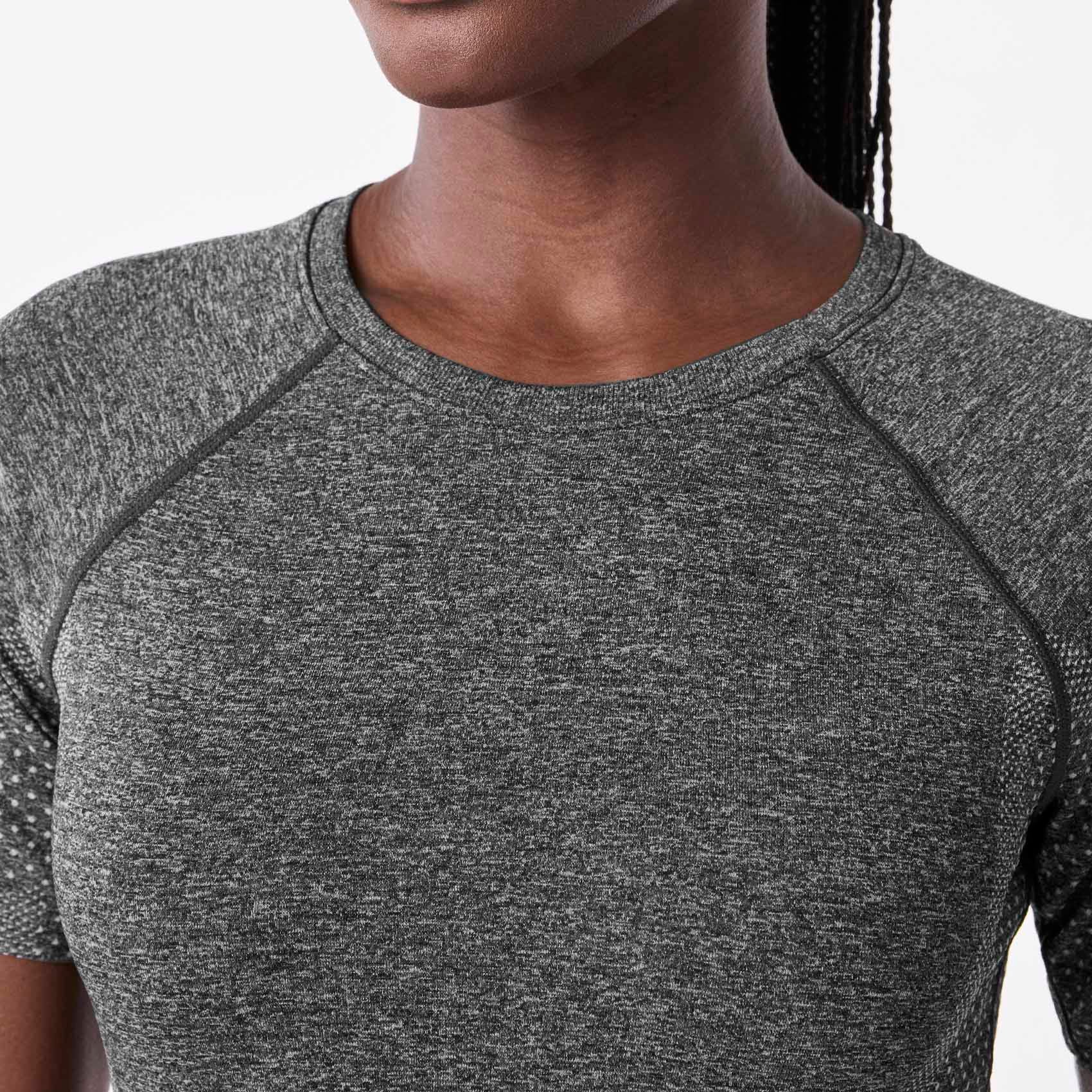 Salta Seamless Short-Sleeve Underscrub - Graphite