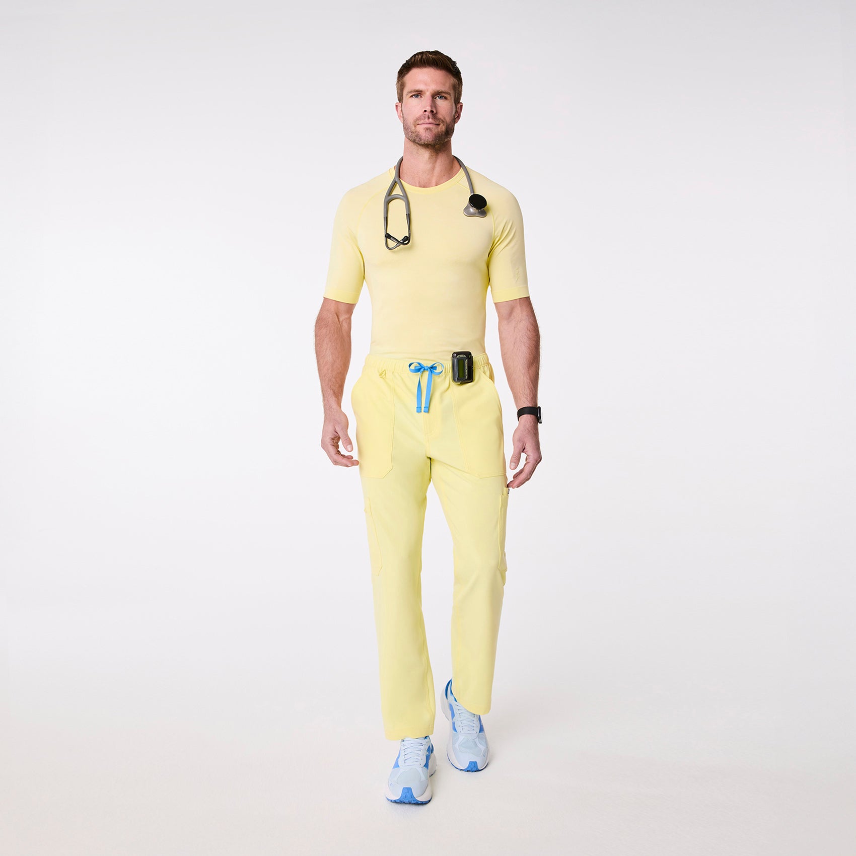 Makato Seamless Short-Sleeve Underscrub - Sunlight