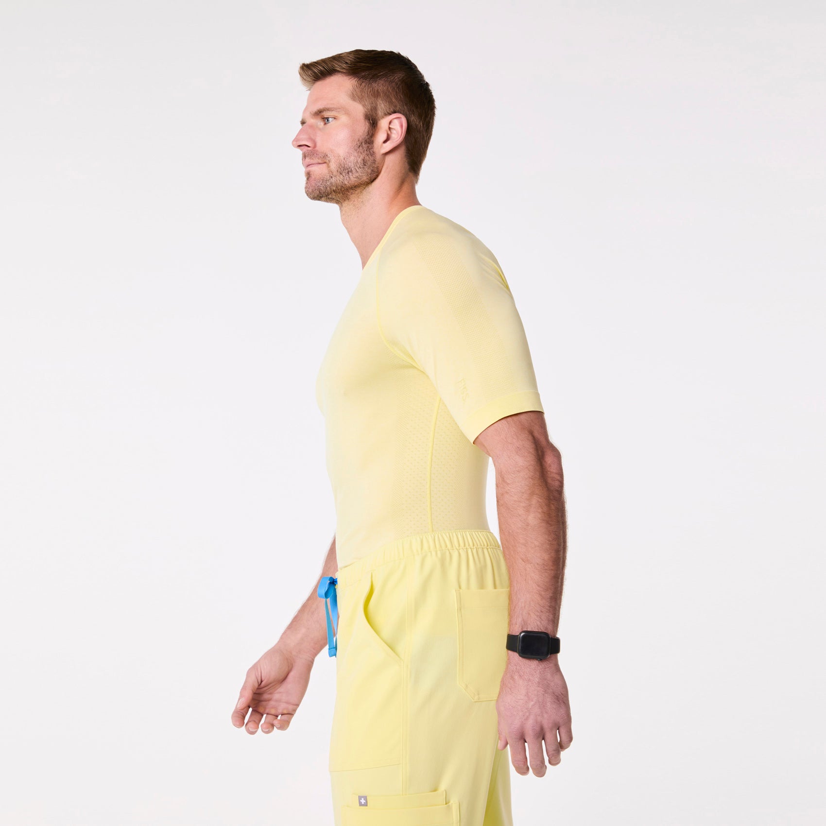 Makato Seamless Short-Sleeve Underscrub - Sunlight