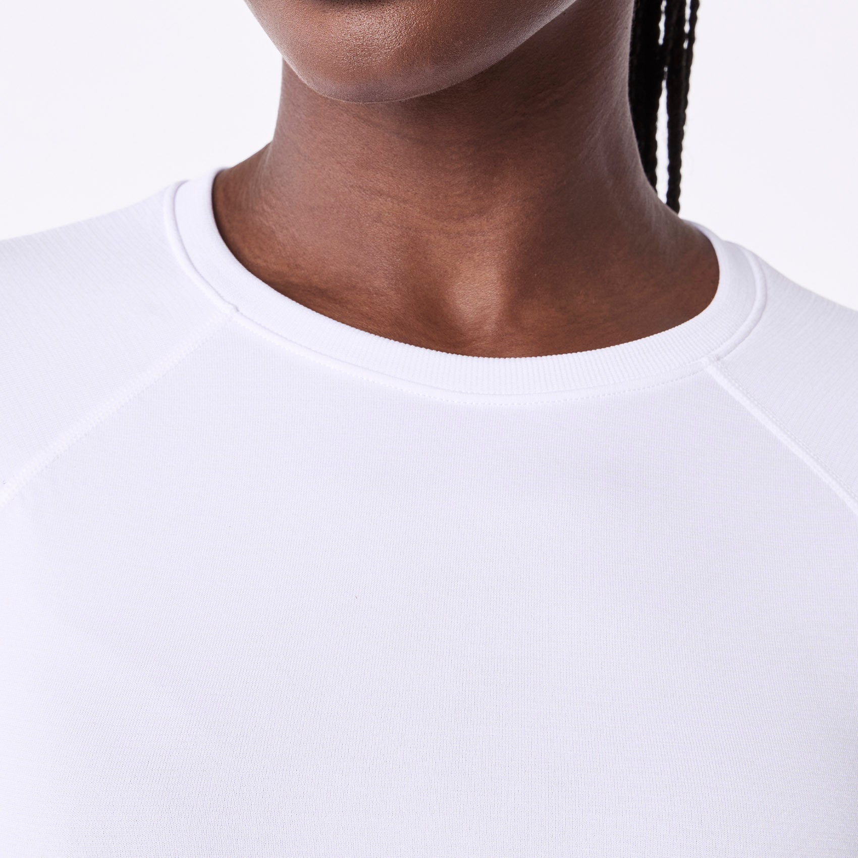 Salta Seamless Short-Sleeve Underscrub - White