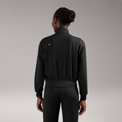 Labelle Bomber Scrub Jacket - Black