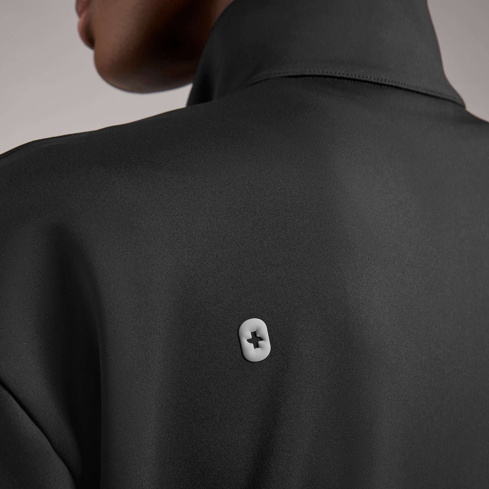 Labelle Bomber Scrub Jacket - Black