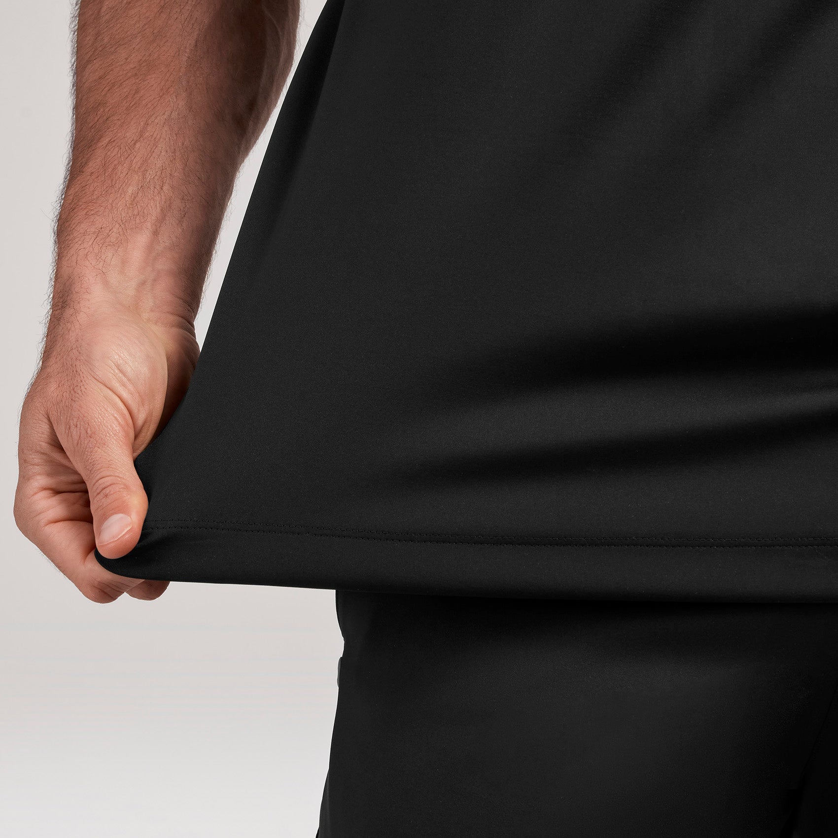 Rocco Polo Scrub Top - Black