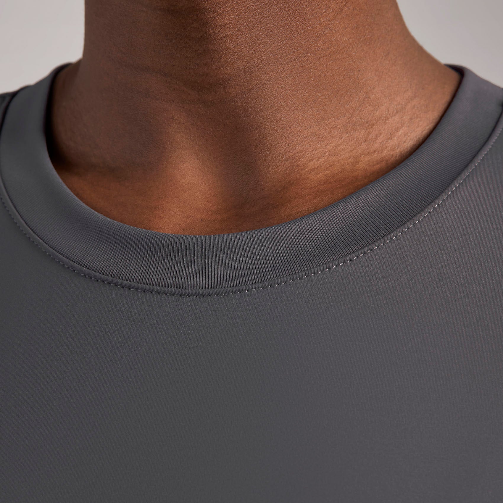 Cornelia Long-Sleeve Scrub Top - Charcoal