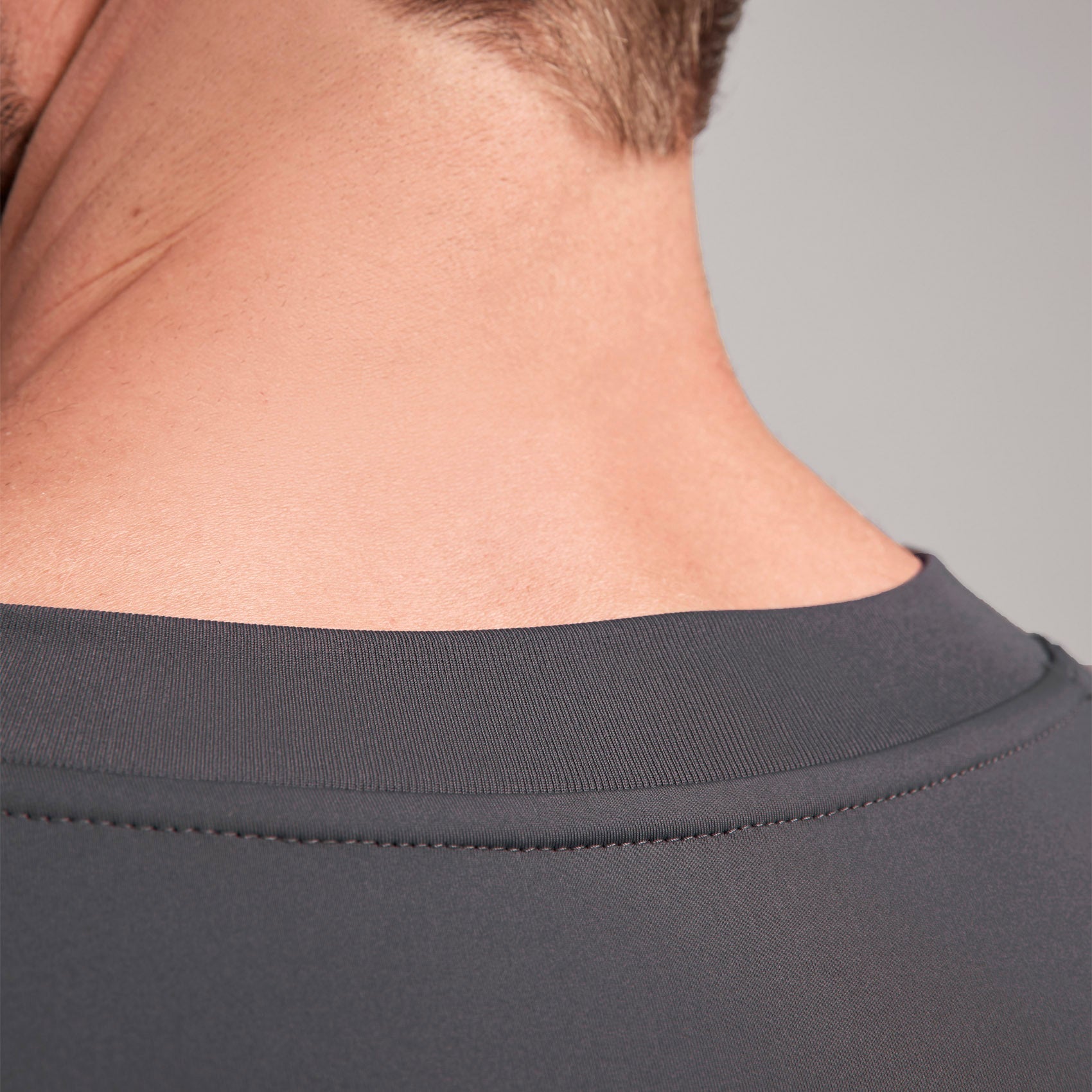 Logan V-Neck Scrub Top - Charcoal
