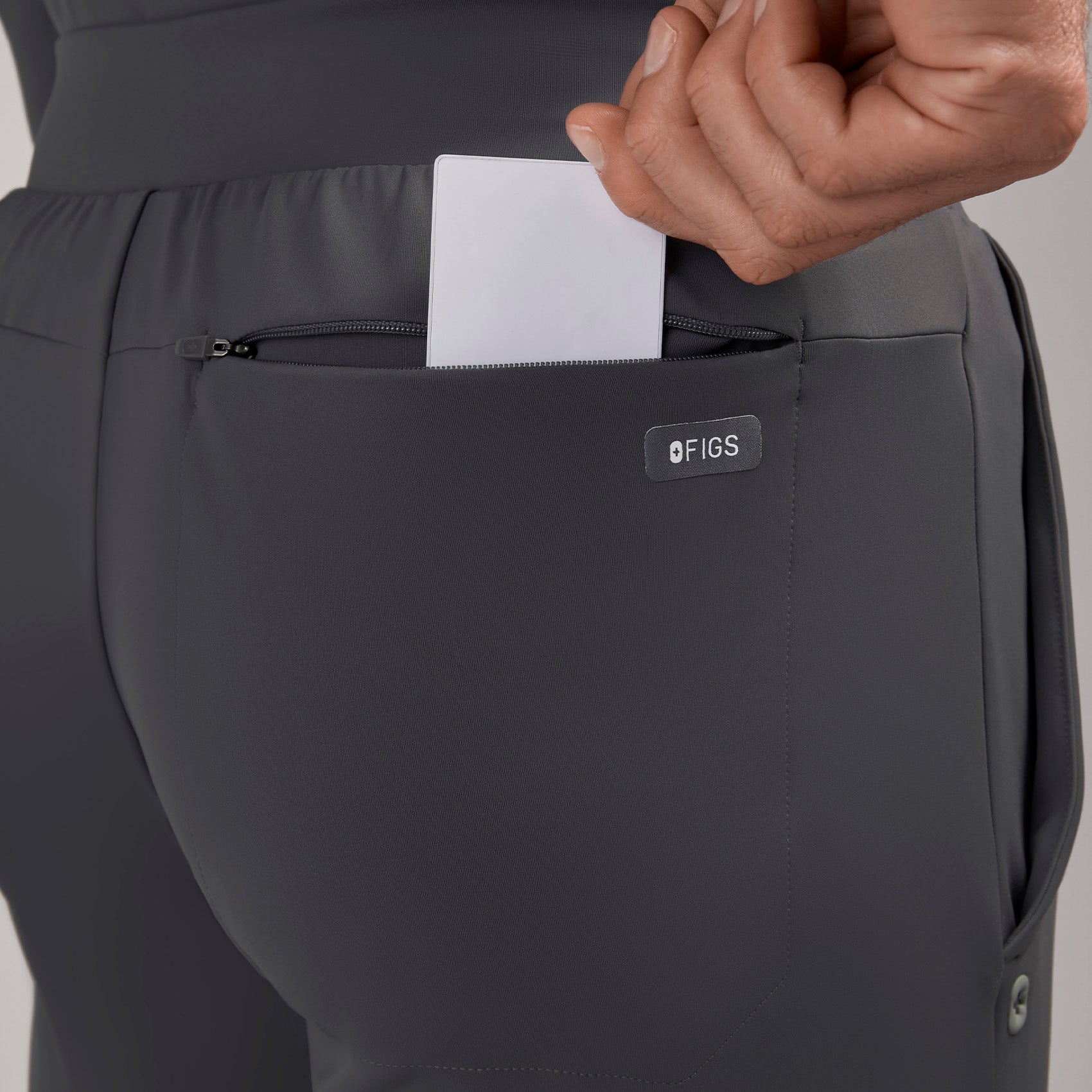 Norris Straight-Leg Scrub Pant - Charcoal